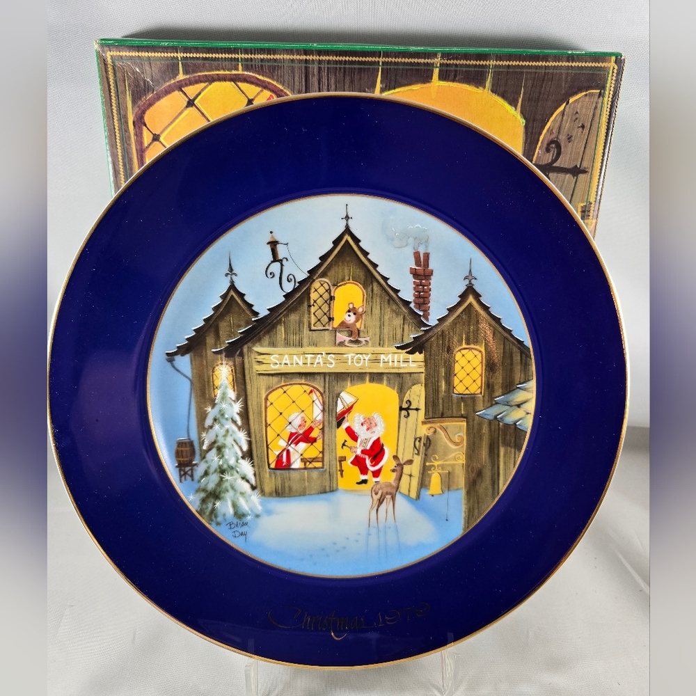 Vintage 1979 Collector's Christmas Plate Brian Day Mrs. Claus #3